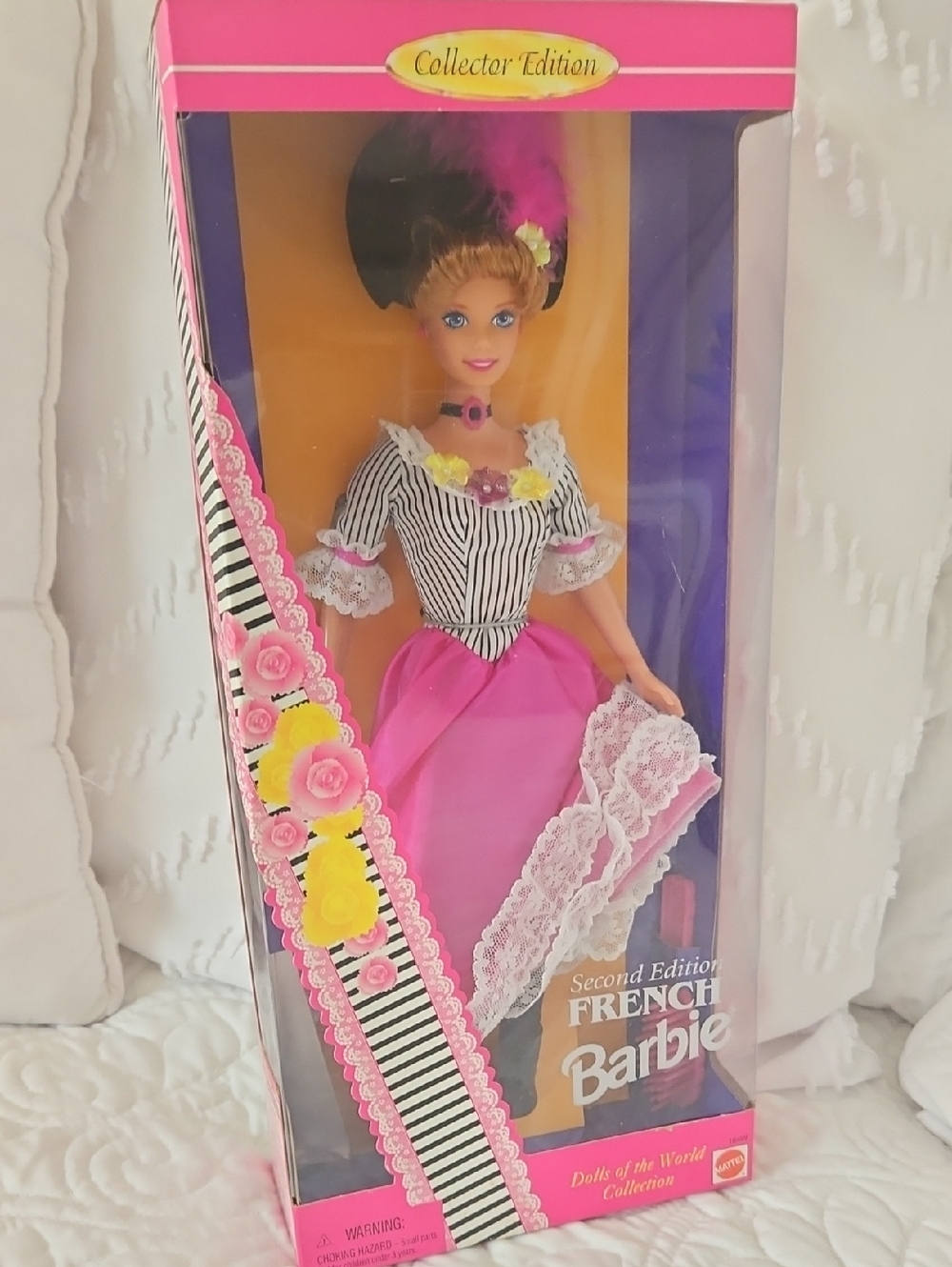 Barbie DOTW French Collectors Pink Dolls Of The World 1996